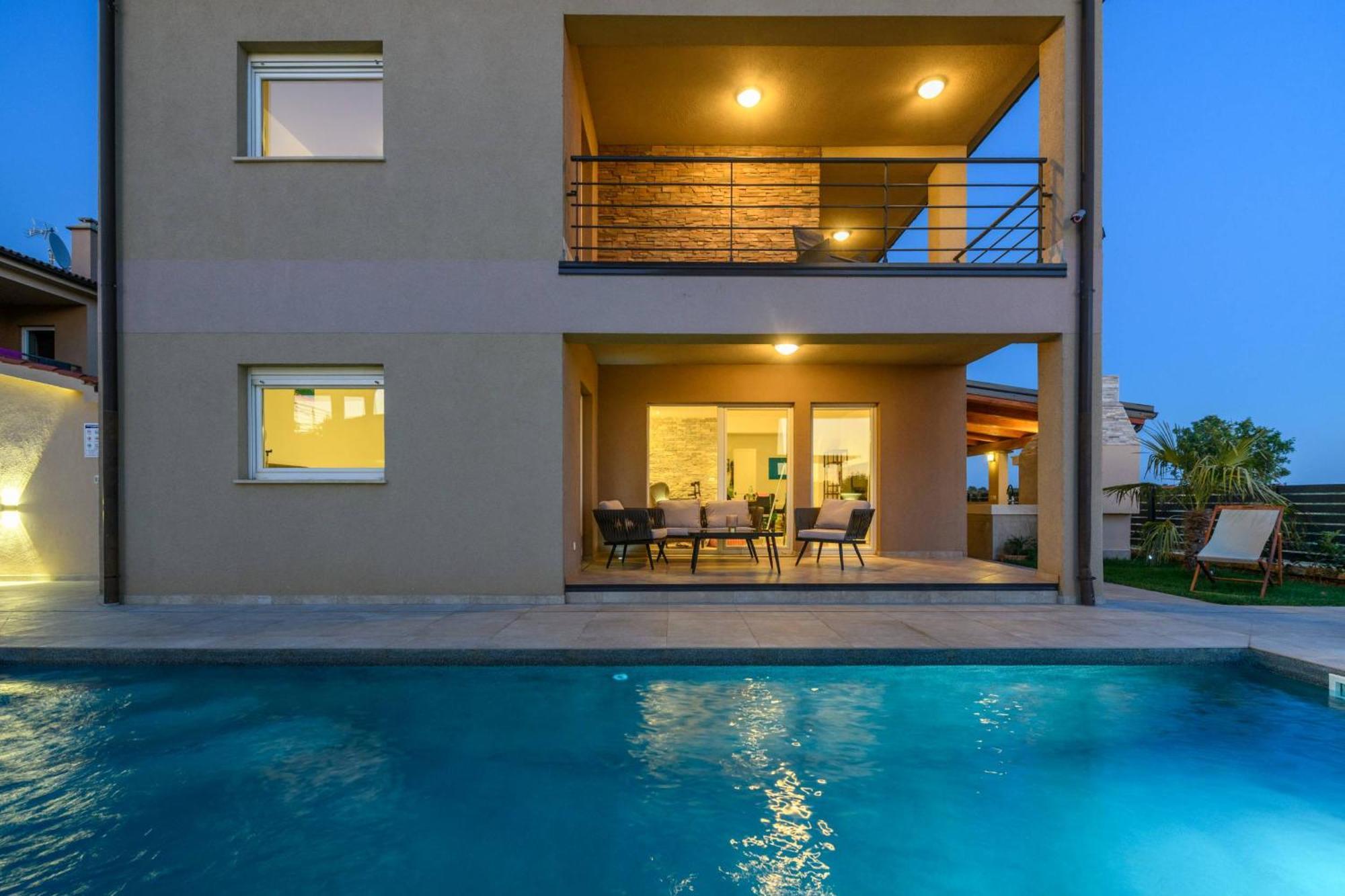 Villa Brionika Mit Pool Vodnjan Extérieur photo